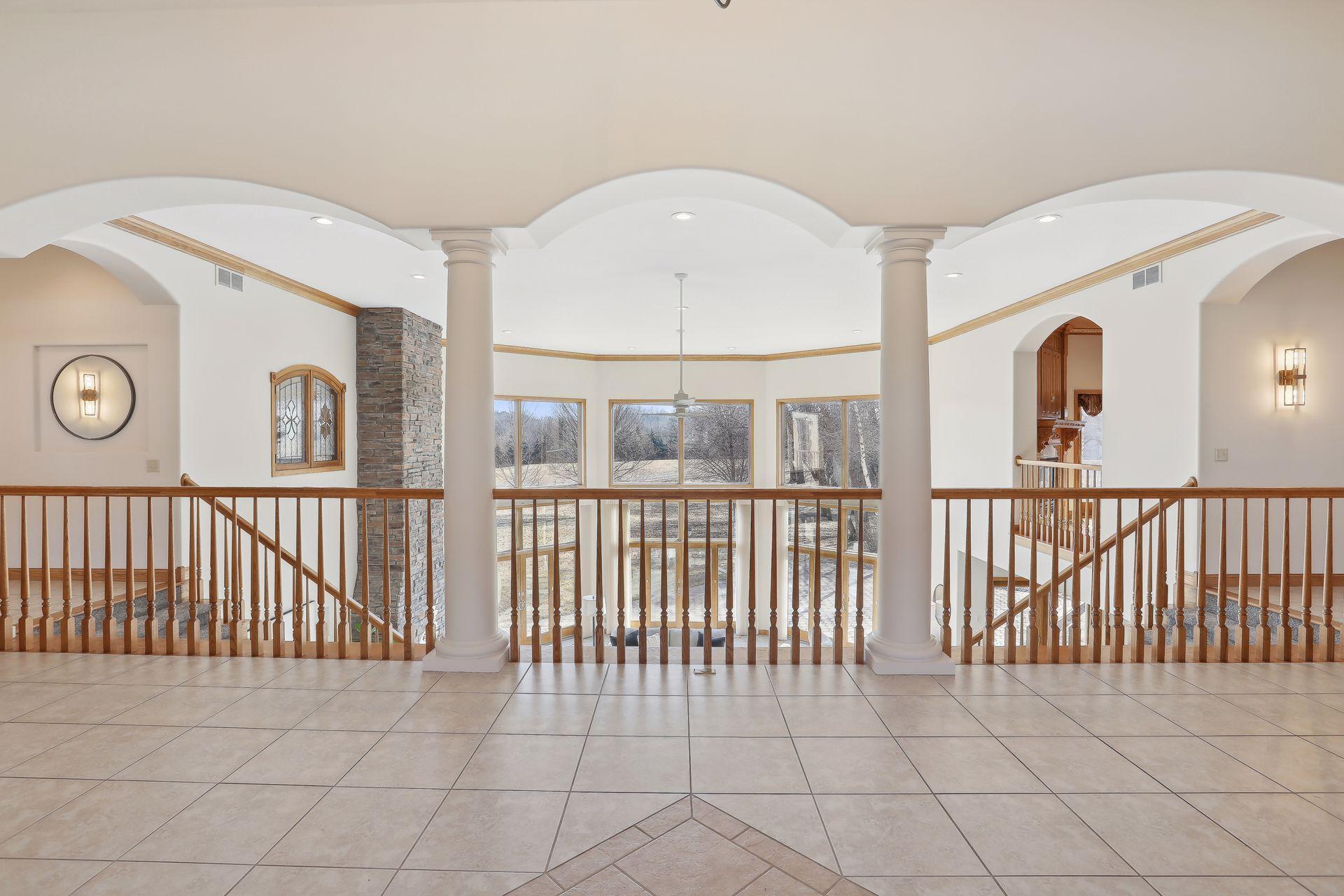 Big views when entering the primary reseidence