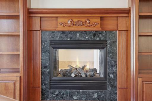 Custom Fireplace in Office
