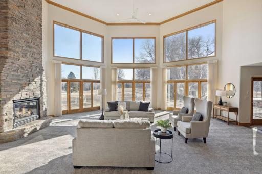 Light and Bright Great Room showcases exceptional views
