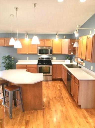 Photo for 5100 Camden Road, Baxter, MN 56425 - Listing #6487386 Food prep is easy with all the counter space and light in the kitchen.