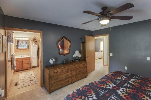 Photo for 5100 Camden Road, Baxter, MN 56425 - Listing #6487386 Owners suite view looking towards the owners bath and hallway. Plenty of room for a king size bed. Extra wide doors through out the home for easy access.