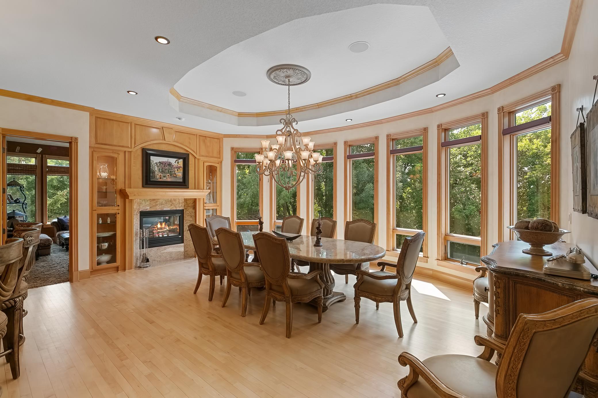 Look at that view - serene, beautiful privacy overlooking your stunning backyard oasis