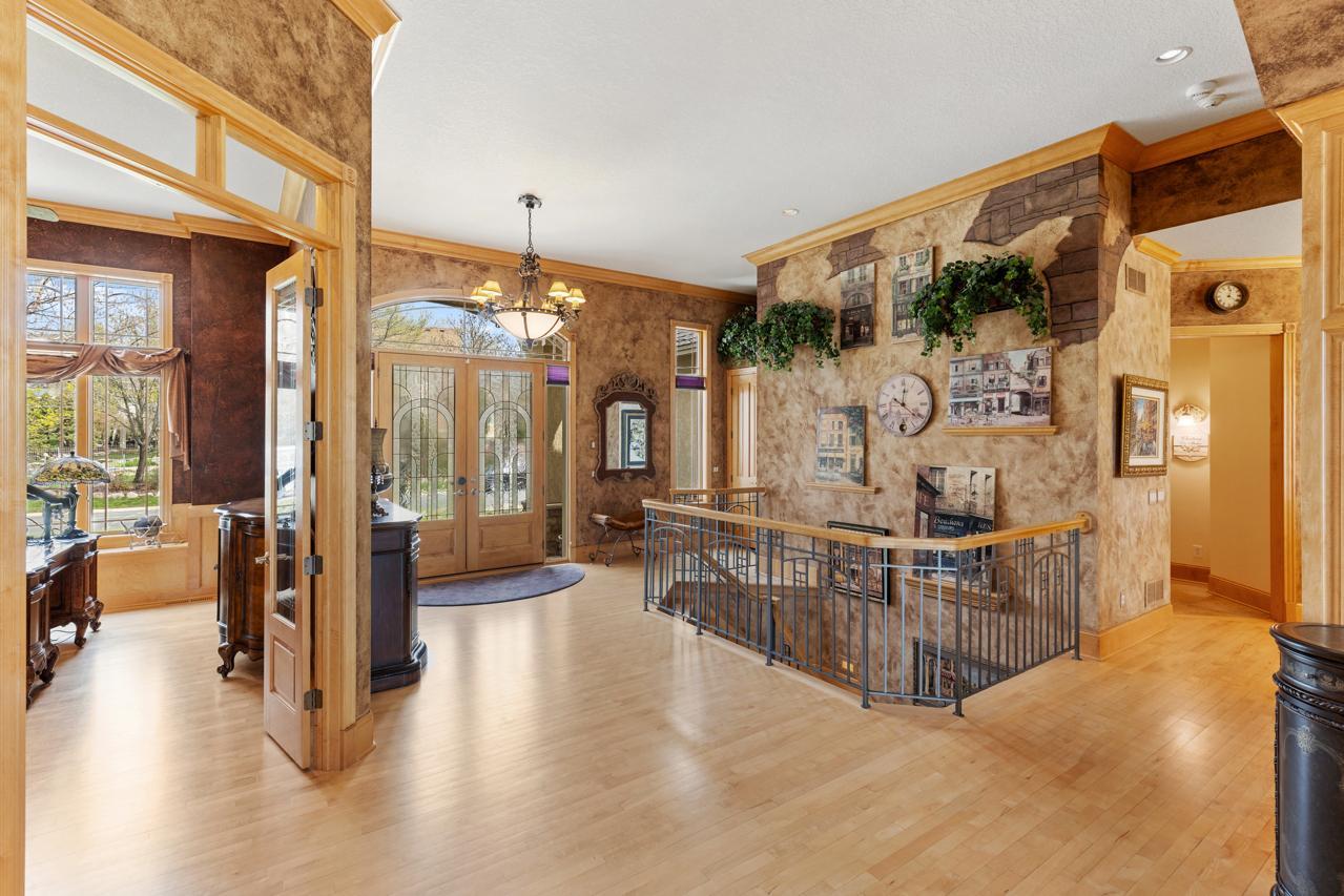 Welcoming, grand entryway