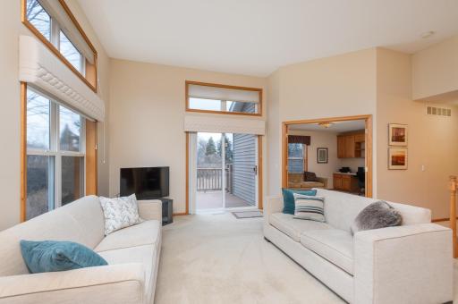 Photo for 1255 Langewood Drive, Mound, MN 55364 - Listing #6487603 Quality Hunter Douglas blinds and custom window treatments include fabric covered cornice boards in several rooms. Very tastefully done.