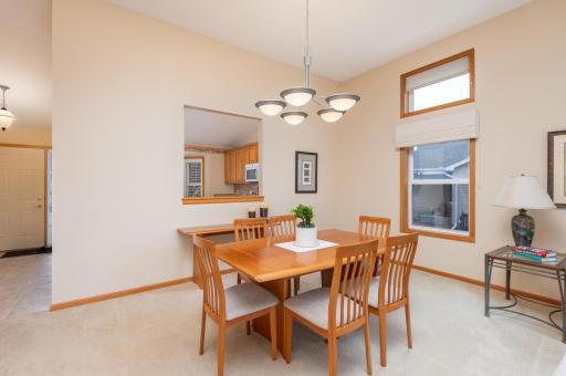 Photo for 1255 Langewood Drive, Mound, MN 55364 - Listing #6487603 There is plenty of room for your dining room table and buffet if you desire. The 11 foot ceiling gives a wonderful airy feeling.