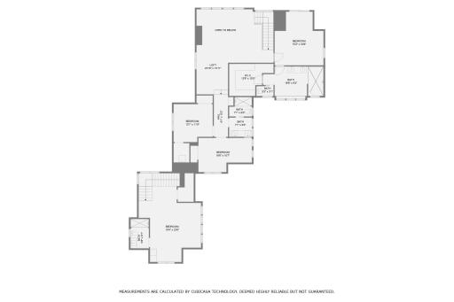 Upper floor measurements