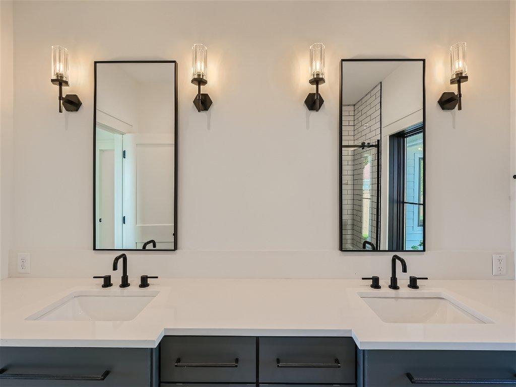 Clean white lines with a turn of the century feel!