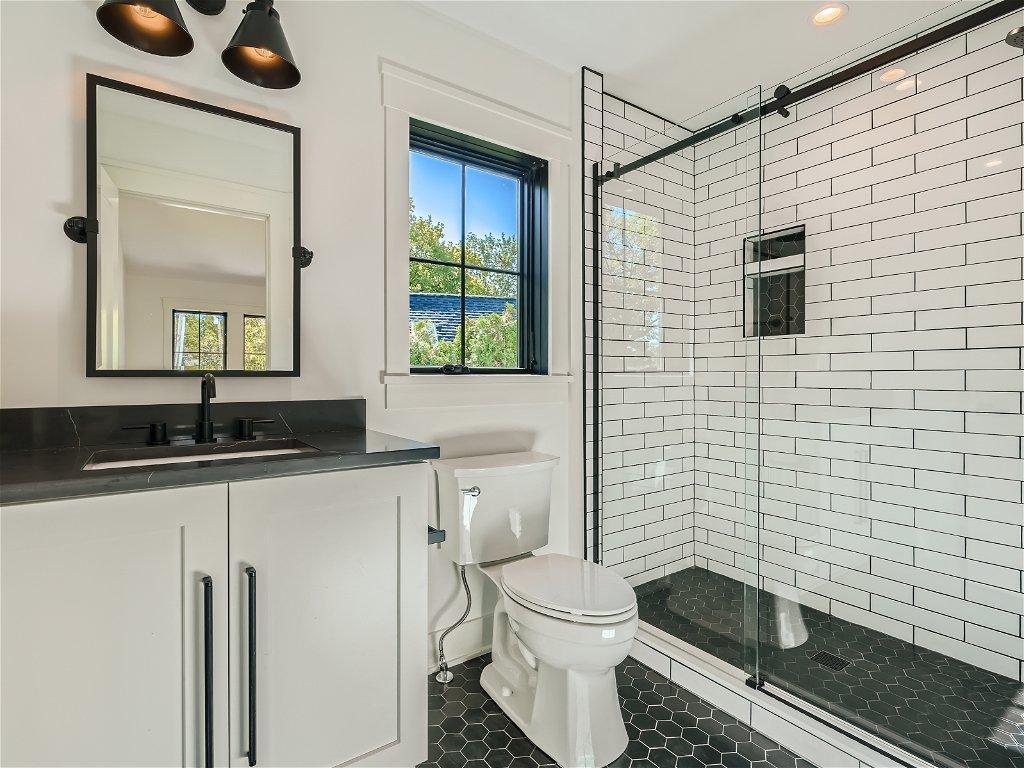 2nd Floor Bathroom with natural stone