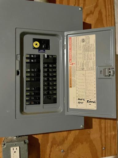 Home is equipped with circuit breakers for the electrical.