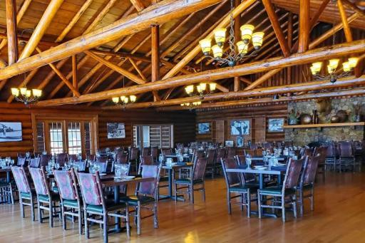 Ruby's On the Lake dining room. Three full service restaurants on resort property.