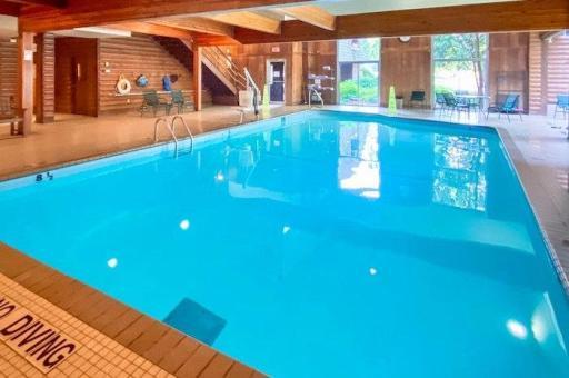Enjoy full resort privileges. Indoor and outdoor pools + hot tub + sauna.