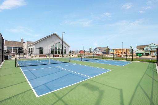 Pickleball court for your future tournaments.