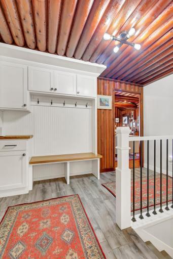 Hooks & cubbies are super convenient