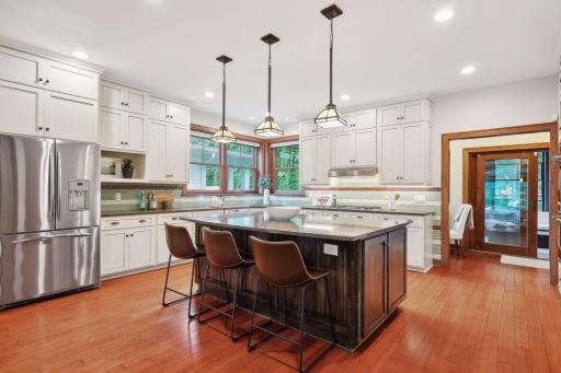 Custom birch cabinetry with dove-tailed drawers, bumotion rails and hinges.