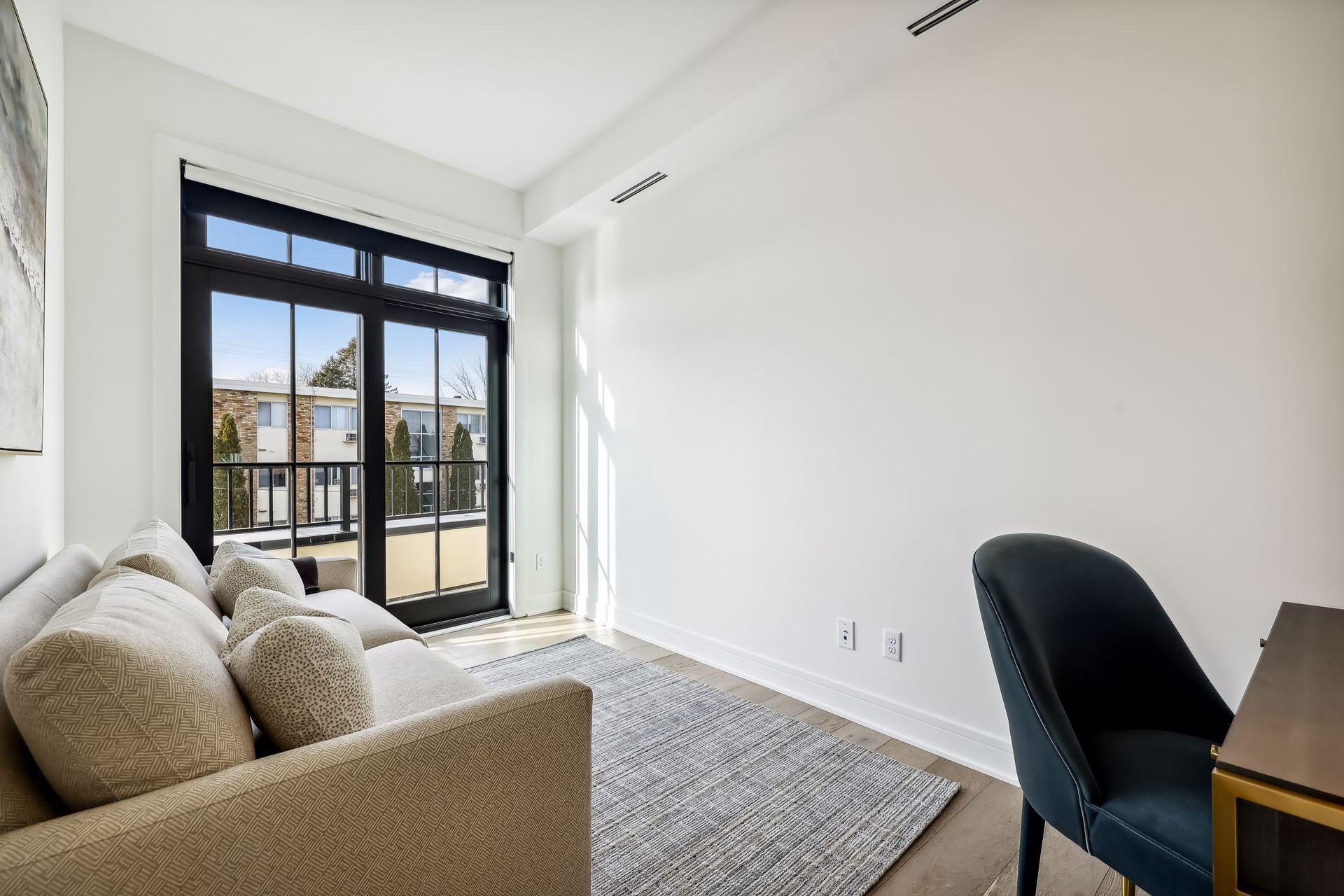 Flex space could be used for home office, den, reading nook