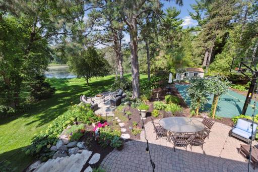 Outdoor entertaining overlooking a serene and private setting