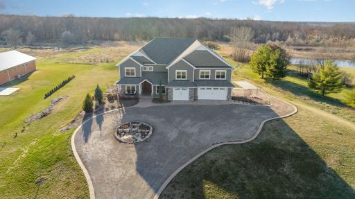 Custom built home with expansive property ready for your personal touch.
