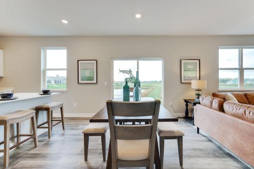 Enjoy the great views from your kitchen, dining and family room.