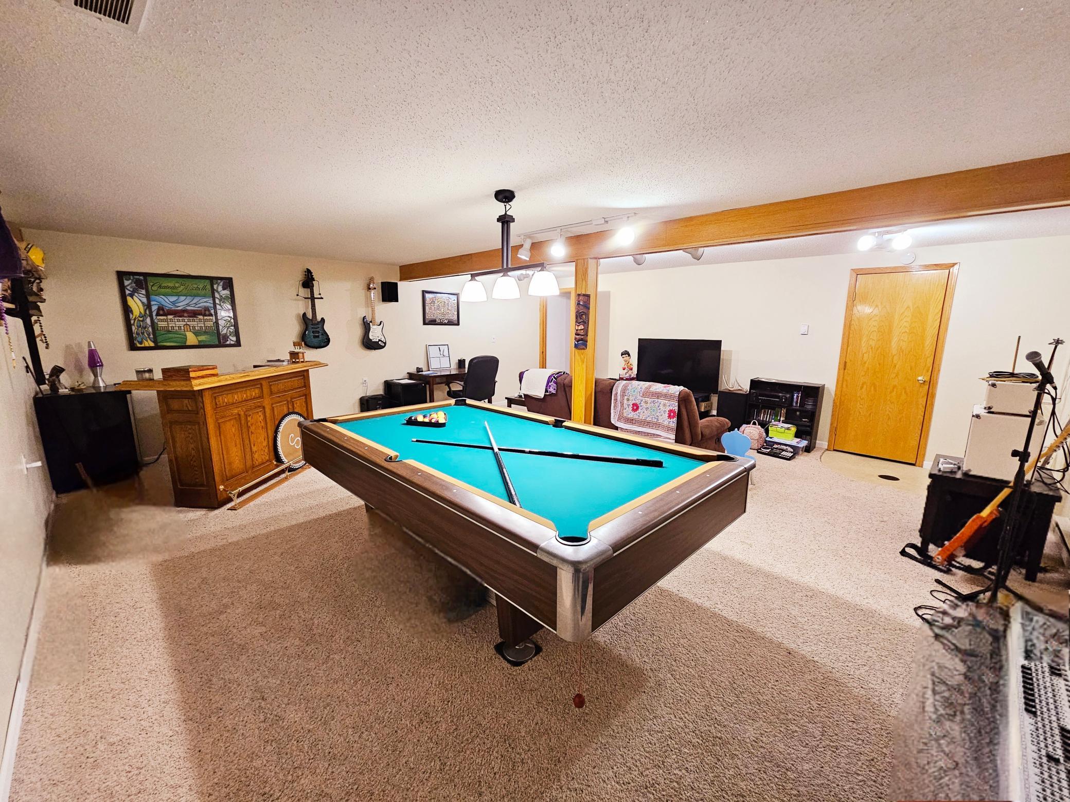 Huge lower level family room