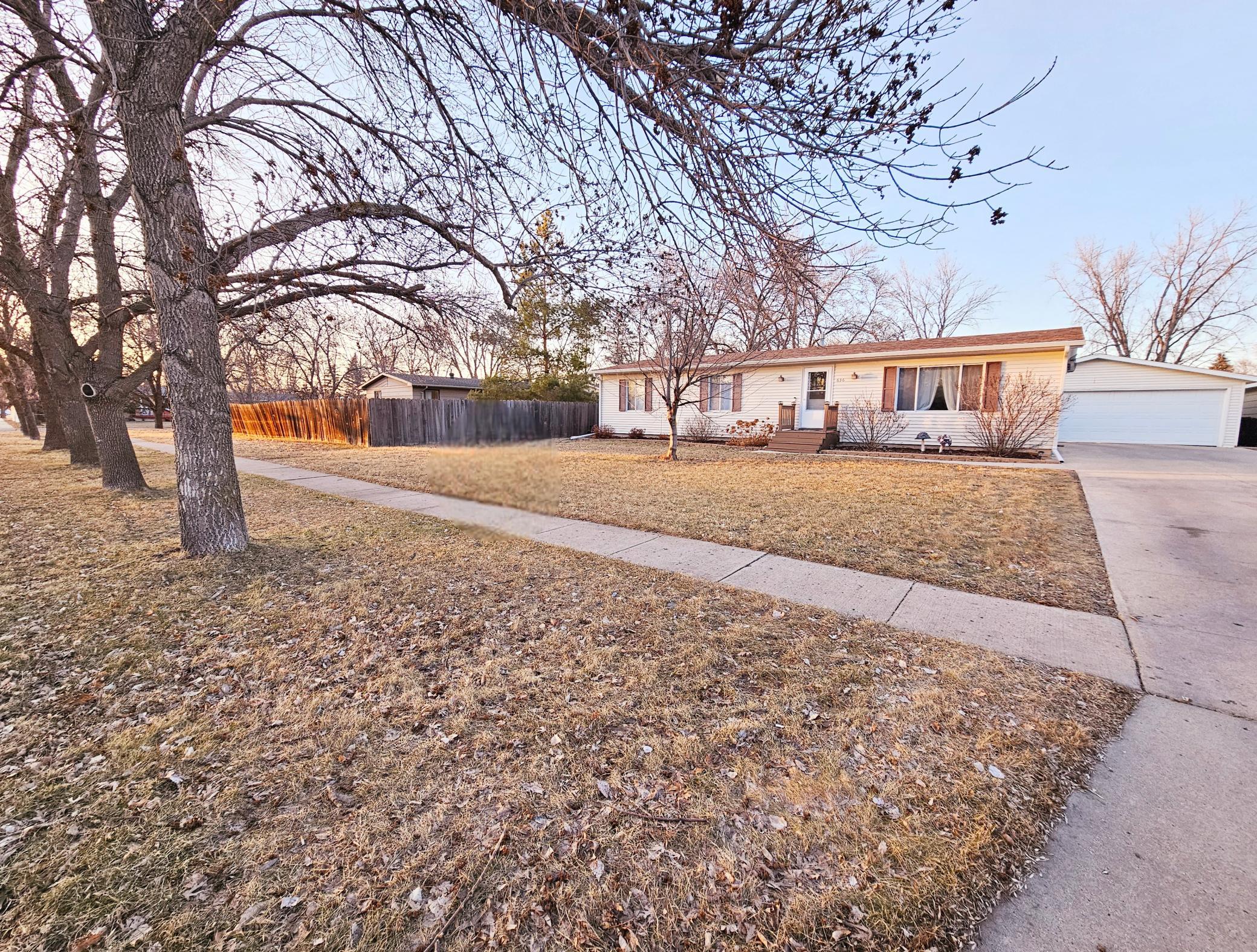 front of home w/boulevard