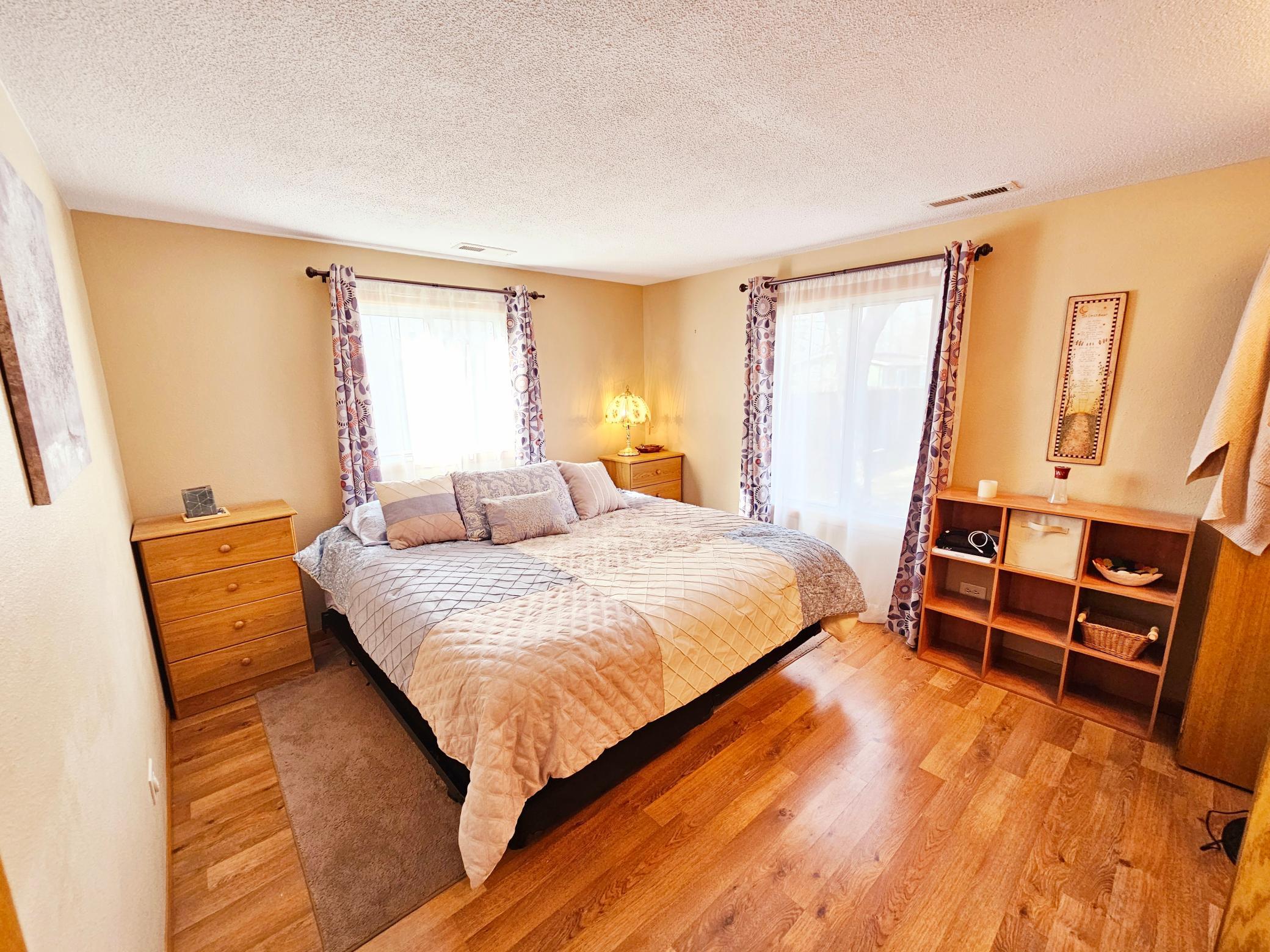 Master bedroom main floor