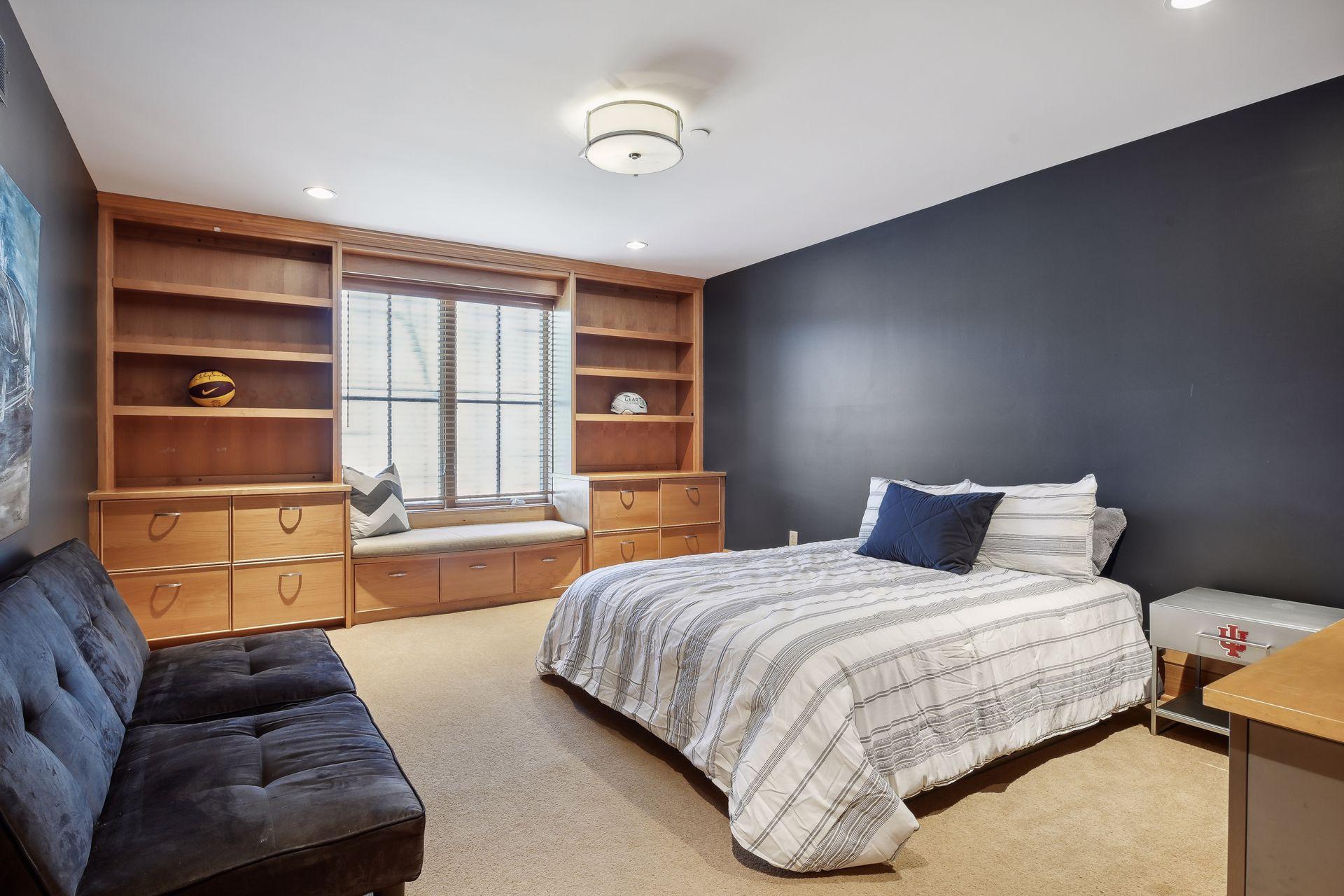 Bedroom 3 with 3/4 own bath and walk in closet