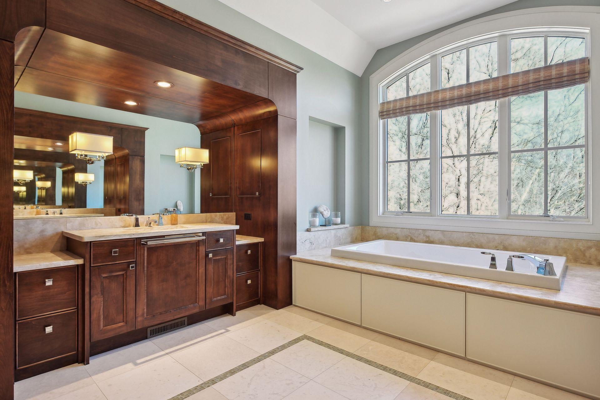 Each vanity, full design elements