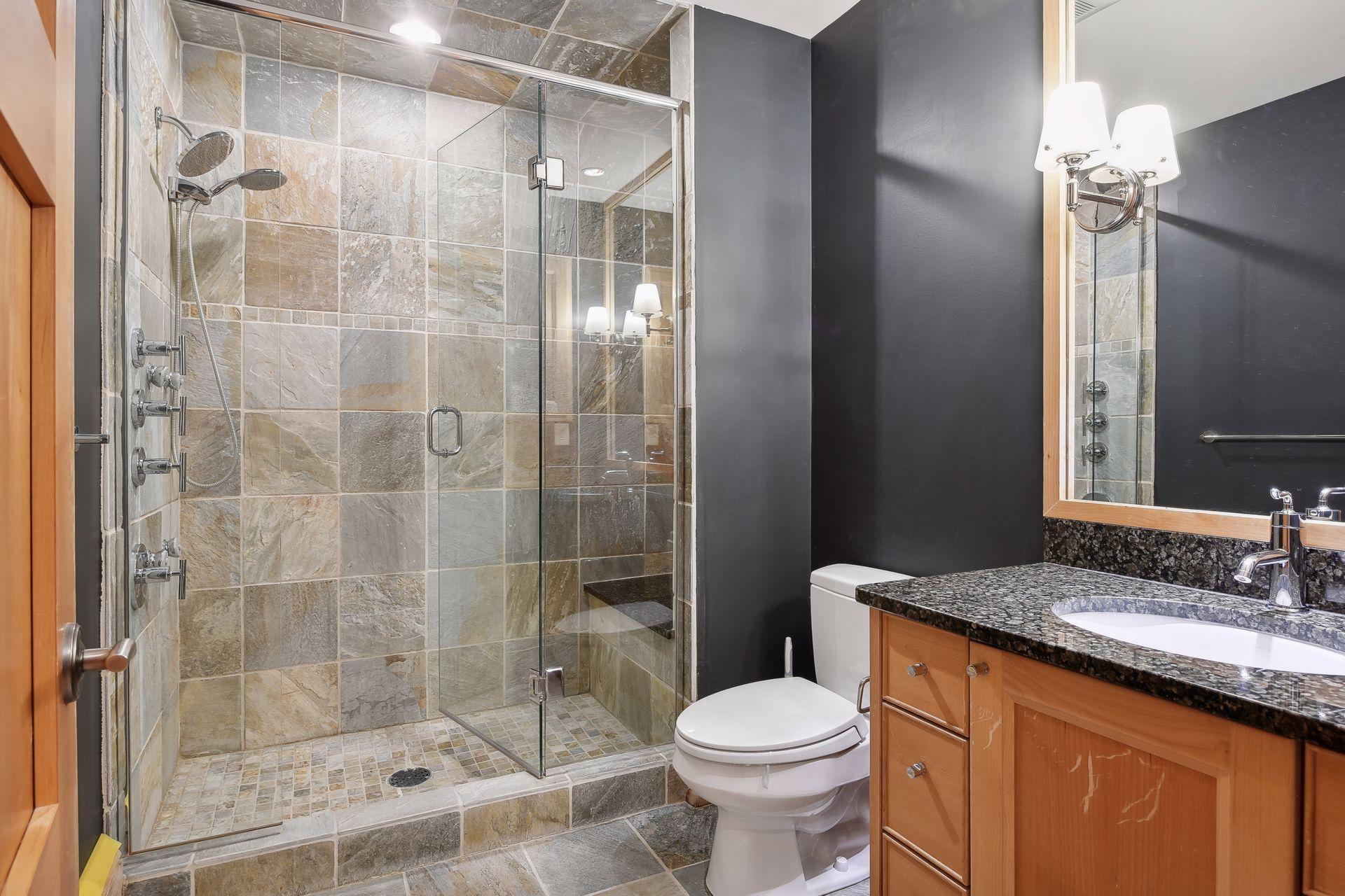 Bathroom each bedroom has own 3/4