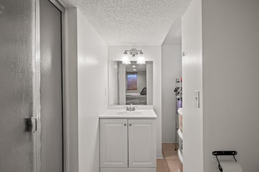 This bathroom is a perfect finishing touch for this already spacious space.