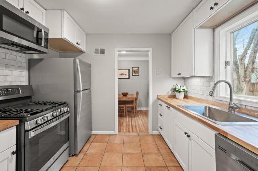 You'll love there is space for multiple people to be in the kitchen.