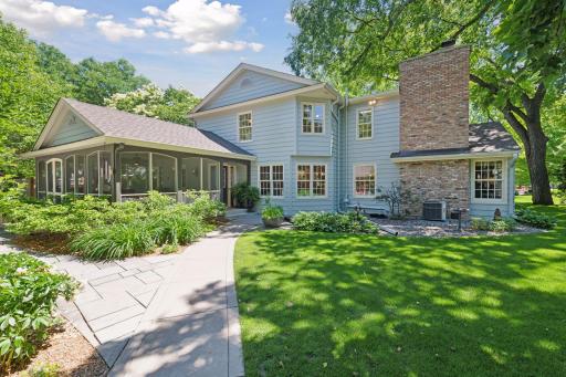 Thoughtfully designed back of the home, to emulate the front, offering fabulous curb appeal!