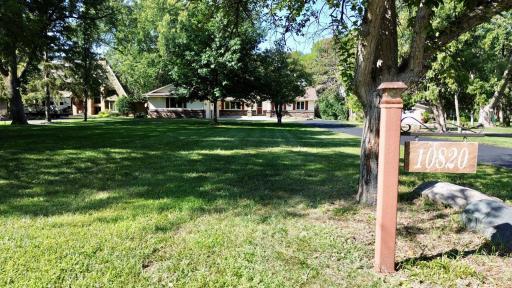 home sits comfortably back from road