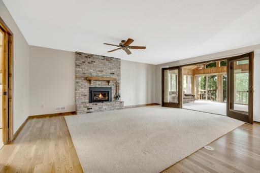 great room and sunroom