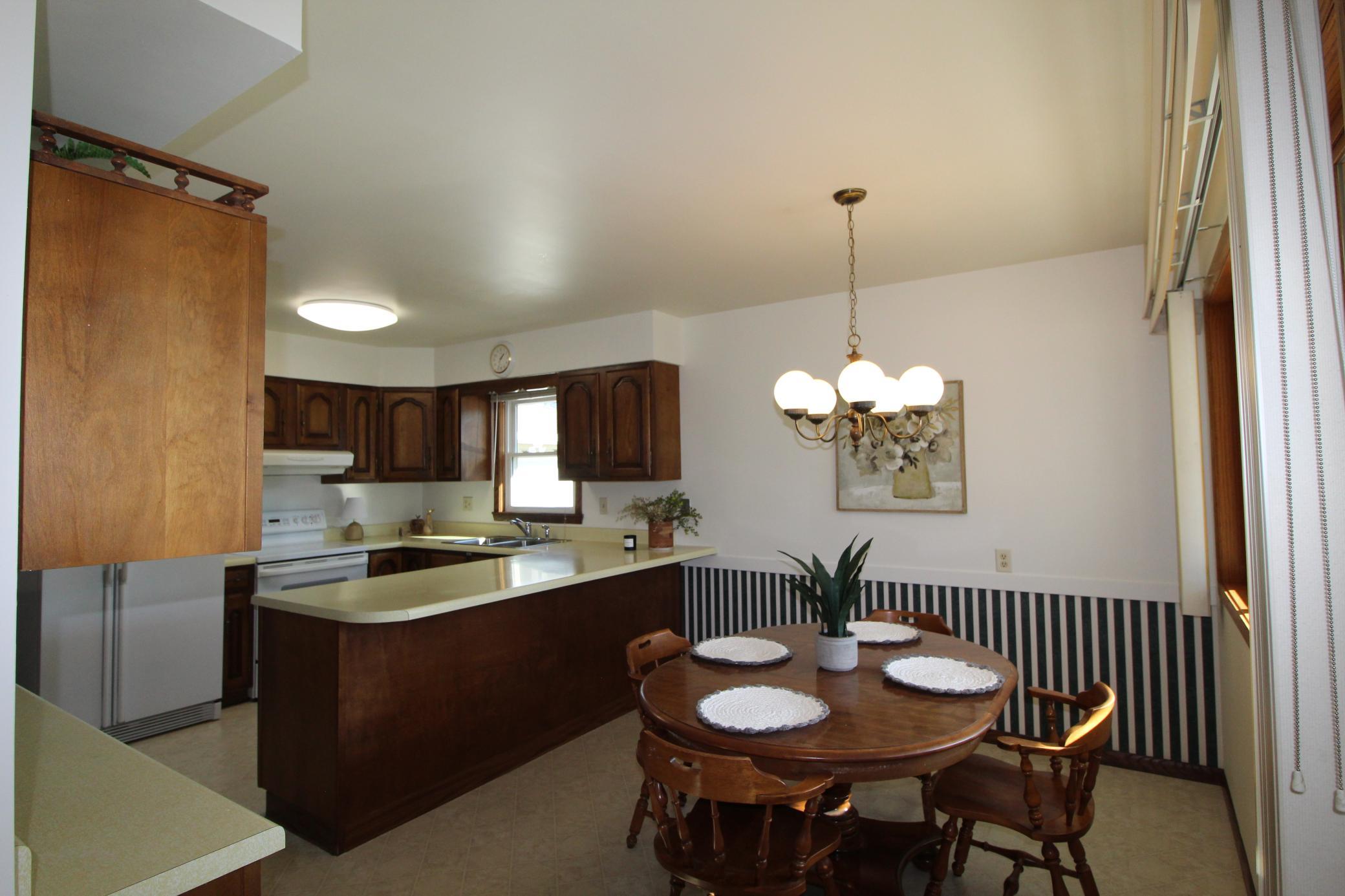 Kitchen with informal dining