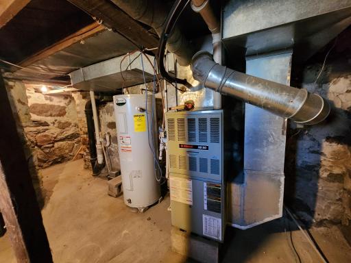 Forced air furnace, water heater, central air all operating as they should