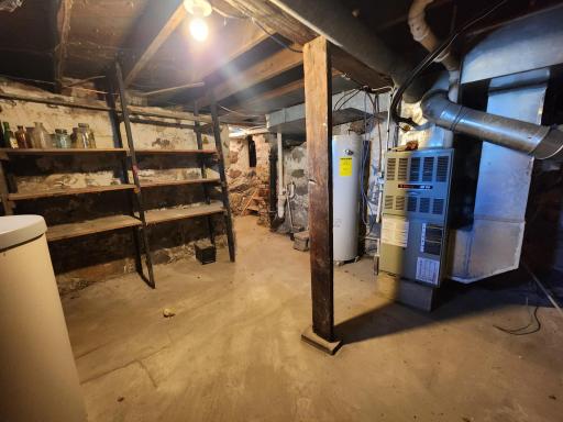 Century old basement seems solid and functional
