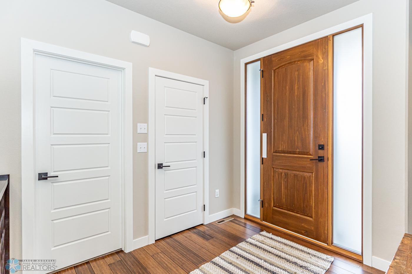 Foyer with coat closet