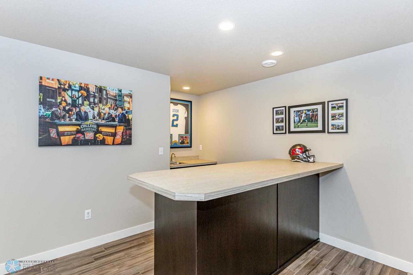 Wet Bar | sink along back counter, microwave & mini fridge!