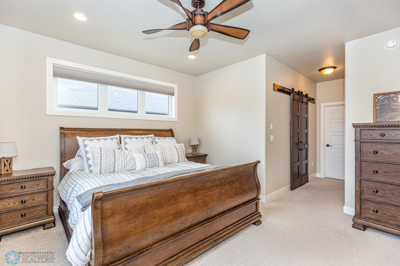 Primary Bedroom | Spacious enough for 5pc bedroom set! (shown with King bed)
