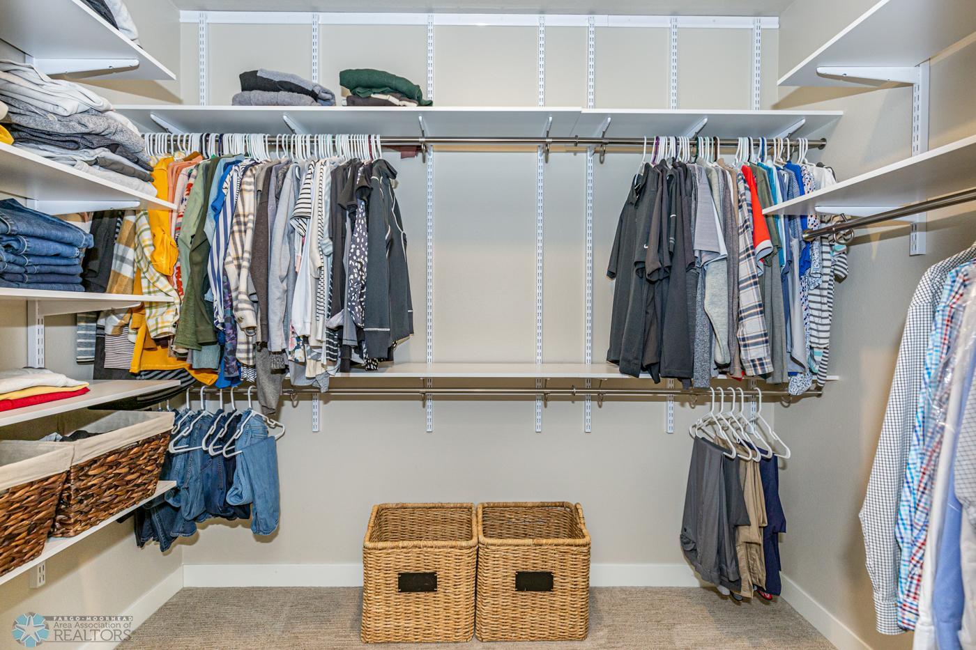 Primary Walk-In-Closet | One of two primary closets