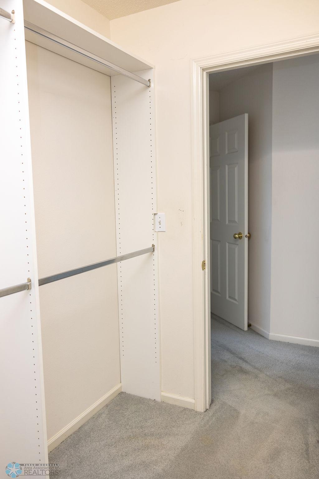 Primary closet