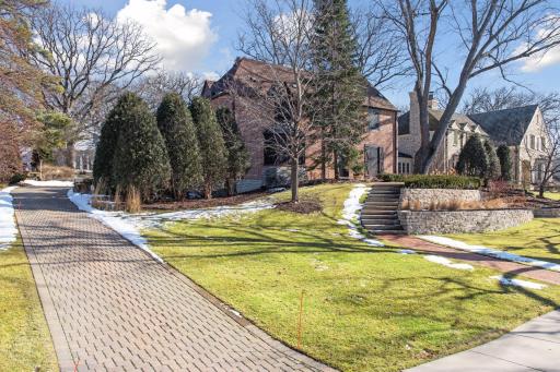 Impressive landscaping, by Yardscapes, graces this .35 acre lot