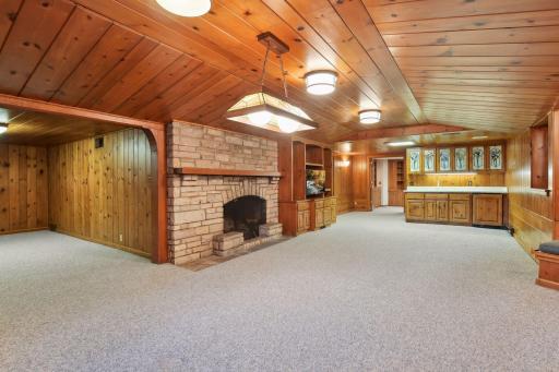 This space accommodates both a pool table and a ping-pong table!
