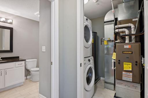 Separate In-unit laundry and mechanicals!