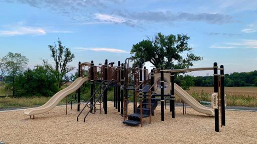 Brand new park within the Oak Creek community. Surrounded by nature and mature trees, this is a beautiful place to play! Community sidewalks and walking trails will allow you to safely access this park.