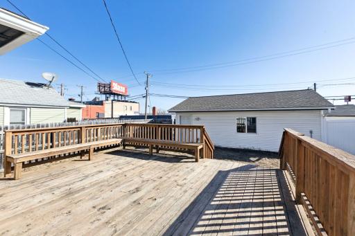 Come and enjoy the sunshine on this spacious deck!