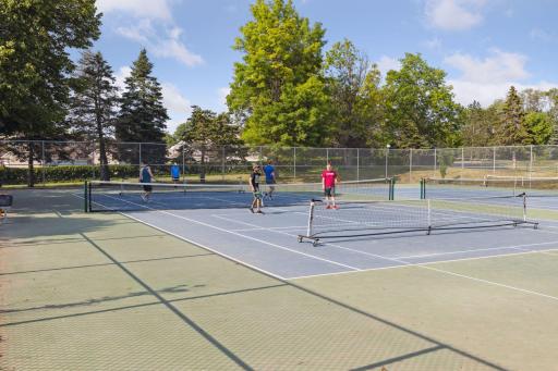 PICKLE BALL AND TENNIS COURTS RIGHT OUTSIDE YOUR BACK DOOR