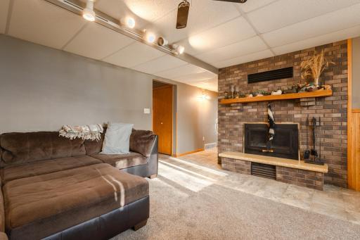 A 2nd wood burning Fireplace to cozy up to