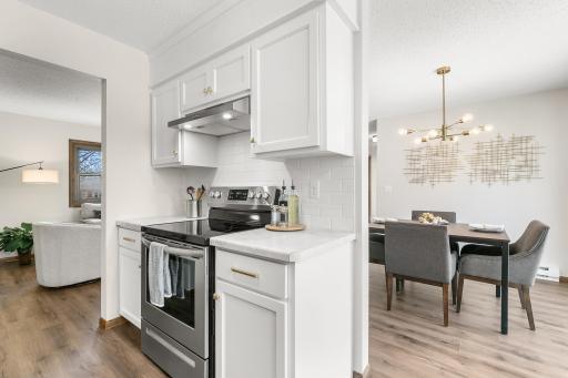 Cook, dine, and entertain in this stunning remodeled kitchen.