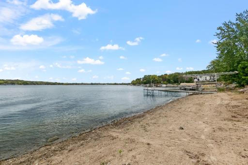 Gorgeous views from your own private beach!